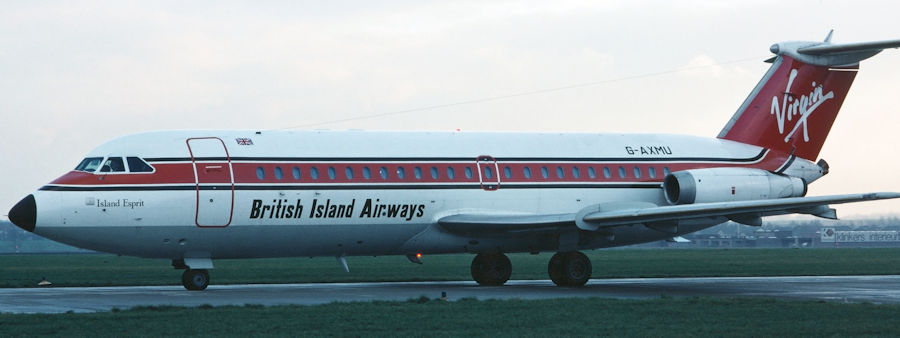 G-AZMU was a BAC 1-11 belonging to British Island Airways.