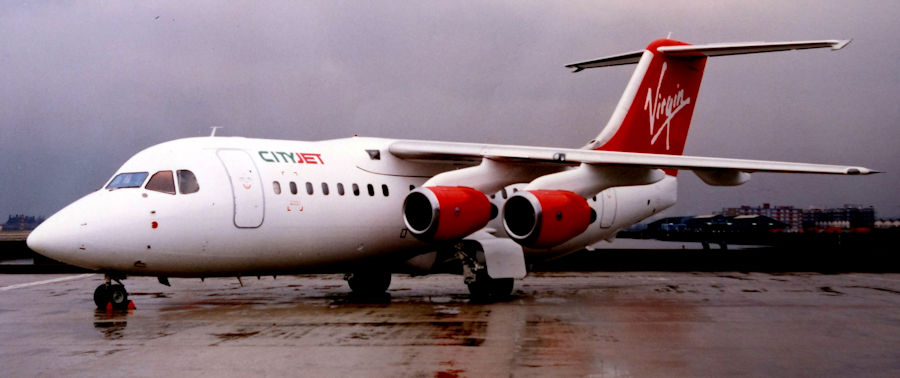 Our brief partnership with CityFlyer saw us fly the BAE146 aircraft between Heathrow and Dublin